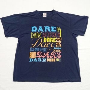 Rare Vintage D.A.R.E. Men's Tee size Large